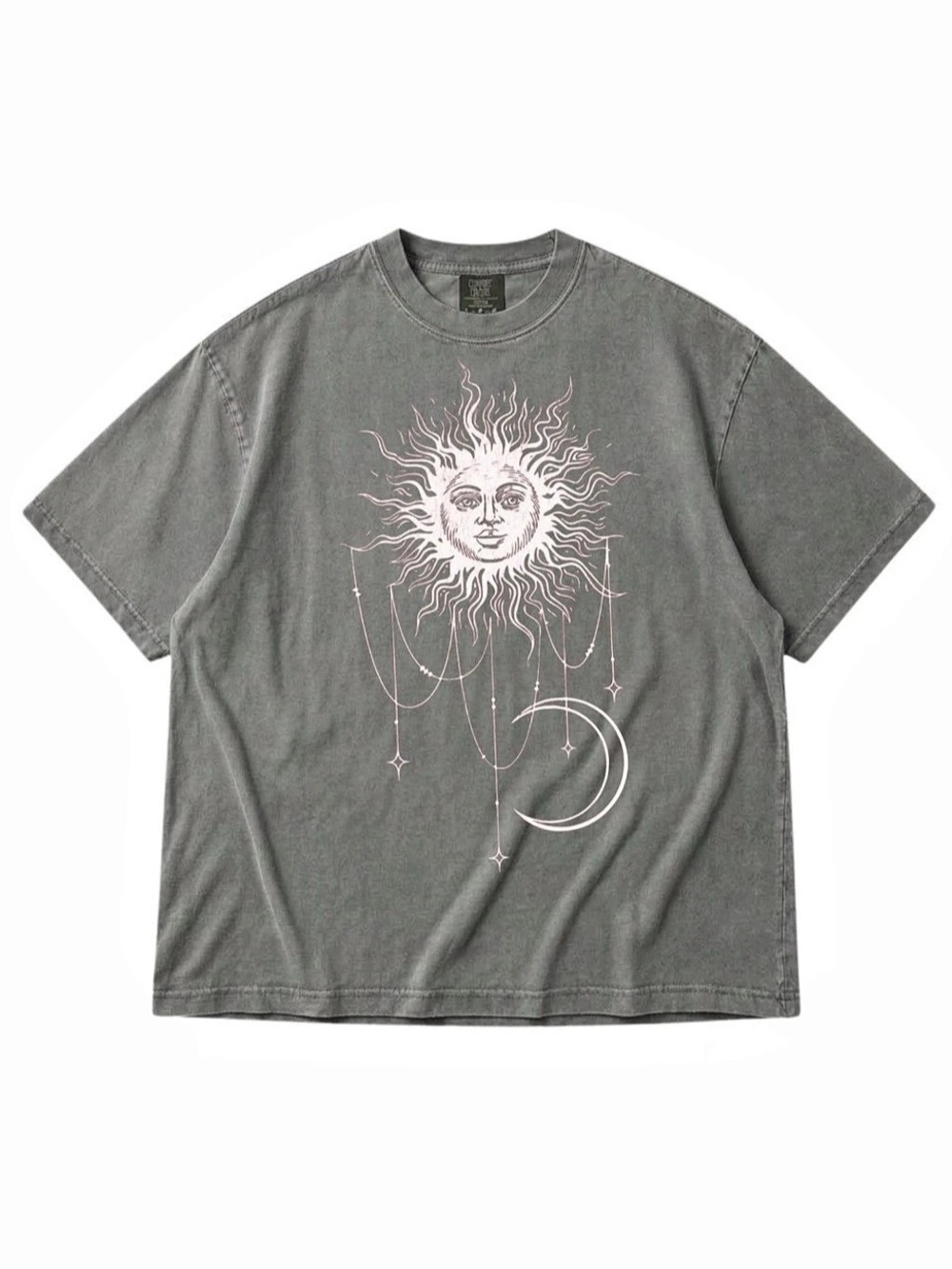 Comfort Colors Celestial Graphic Short Sleeve Tee in Pepper